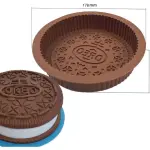 Oreo Biscuit shape theme Silicone Mould