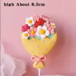 1 pcs Bouquet flower cake topper Style 2