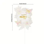 Floral Happy Mothers cake topper Style 2