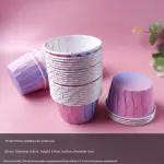 Gradient Colour Aluminum Foil Baking Cups / Muffin Cups (50 pieces)