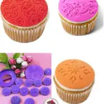 Cake Decor 14pcs Cupcake Decorating Set Cookie Plastic Fondant Cutter Gumpaste Cutter