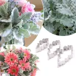 3 Pcs Senecio Cineraria leaf Fondant Sugar craft Stainless Steel Cutter set