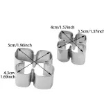 2 Pcs Hydrangea Petal Fondant Sugar craft Stainless Steel Cutter set