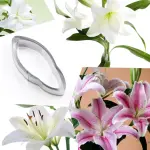 2 Pcs Lily Petal Fondant Sugar craft Stainless Steel Cutter set