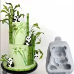 3D Panda Animal silicone mould
