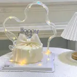 LED Light Ribbon Cake Topper