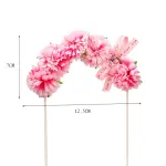 1 pcs Large Flower Garland flower cake topper