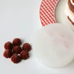 3D Mini swirl Cream silicone mould