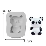 Panda silicone mould Style 2