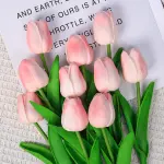 1 pcs Artificial flower with leaf cake topper