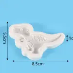 Cute Dinosaur silicone mould style 16