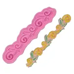 Baroque Scroll Relief Border mould