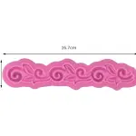 Baroque Scroll Relief Border mould