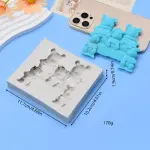 Teddy Bear family theme silicone mould