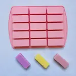 15 Cavity Chocolate Bar Rectangle Silicon Chocolate Mould