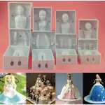 1 Set 3D Human Body Fondant Cake Decorating Tool Handmade Craft Clay Dolls mould set