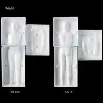 1 Set 3D Human Body Fondant Cake Decorating Tool Handmade Craft Clay Dolls mould set
