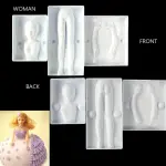 1 Set 3D Human Body Fondant Cake Decorating Tool Handmade Craft Clay Dolls mould set