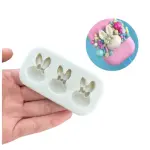 Mini Bunny Rabbit with bow Silicone Mould