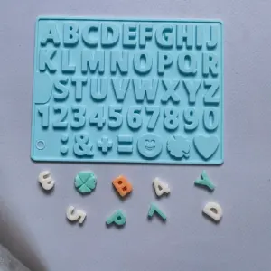 Alphabet Upper case Silicone Mould Style 3