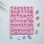 Alphabet baby Shower theme Silicone Mould