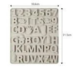 Alphabet baby Shower theme Silicone Mould