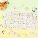 Alphabet Upper case Silicone Mould Style 5