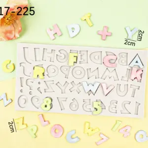Alphabet Upper case Silicone Mould Style 5