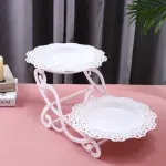 2 tier Plastic Cake Cupcake Stand Display Rack Wedding Decoration Birthday Cake stand