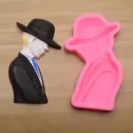Man wearing Hat and Coat silicone Mould