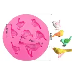 7 cavity Bird Silicone mould