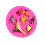 7 cavity Bird Silicone mould
