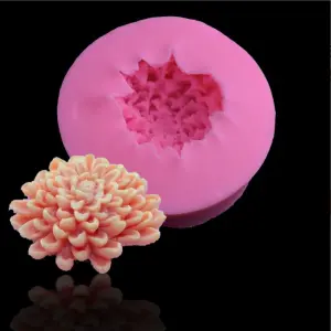 3D chrysanthemum Flower Silicone Mould for Resin,soaps ,Candle Mould