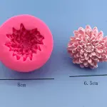 3D chrysanthemum Flower Silicone Mould for Resin,soaps ,Candle Mould