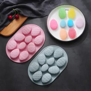 10 Cavity Easter Egg Silicone Mould