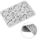 12 Cavity Assorted Sea Animal Theme Silicone Mould