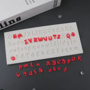 Alphabet Upper case Silicone Mould Style 7