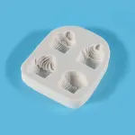 4 Cavity Cupcake theme silicone mould