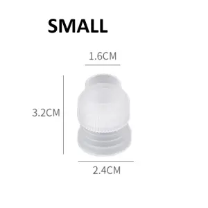 Plastic Coupler for Icing Bag - Small