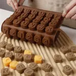 Alphabet Number Box shaped theme Silicone Mould Style 2