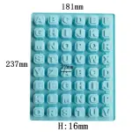 48 Letter English Alphabet Letter Silicone Mould Style 3