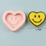 3D Smiling Love silicone Mould