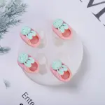4 cavity rabbit theme Baby Shoes silicone Mould