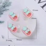 4 cavity rabbit theme Baby Shoes silicone Mould