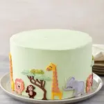 Jungle theme Cute animal mould theme silicone mould
