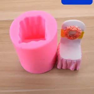 3D Wedding chair with Flower garland silicone Mould