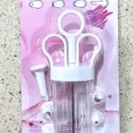 Cake Decor Plastic Icing Piping Syringe Tips 1 PCS Cake Decoration 8 pcs Nozzle Set