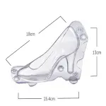 High Heels Lady Shoe Stilettos Sandal Chocolate Candy Mold with Magnets Polycarbonate Chocolate Mould