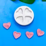Heart gems silicone mould