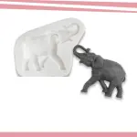 Large Elephant silicone mould Style 2